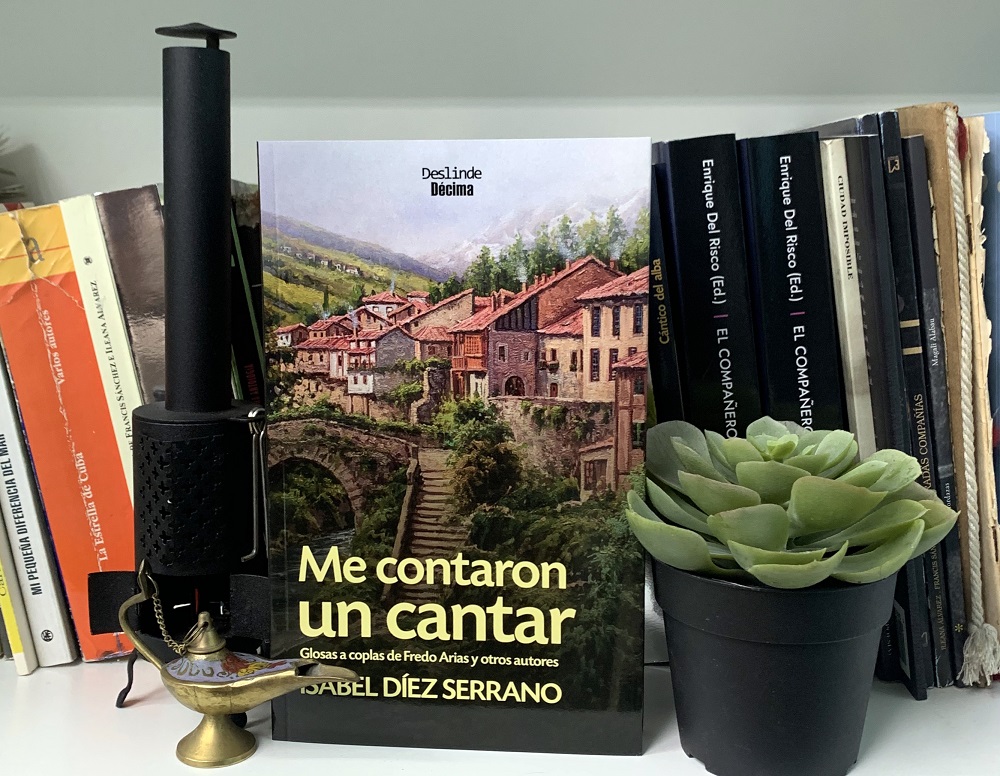Isabel Díez Serrano, portada de su libro "me contaron un cantar" (Deslinde, Madrid, 2019).
