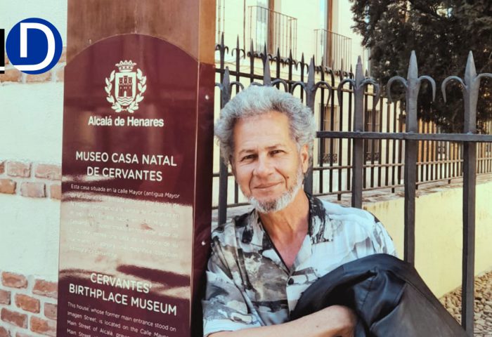 El escritor cubano Rafael Vilches Proenza en Madrid.