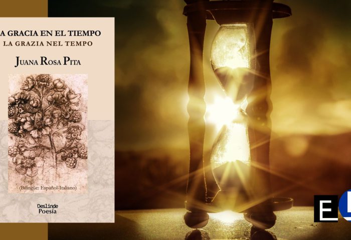 Cubierta del libro "La gracia en el tiempo" (Ediciones Deslinde, Madrid, 2021), de la poeta cubana Juana Rosa Pita.