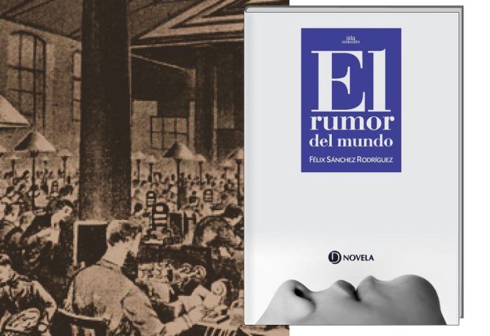 Cubierta del libro "El rumor del mundo" (Ediciones Deslinde, Madrid, 2023), del escritor cubano Félix Sánchez Rodríguez.