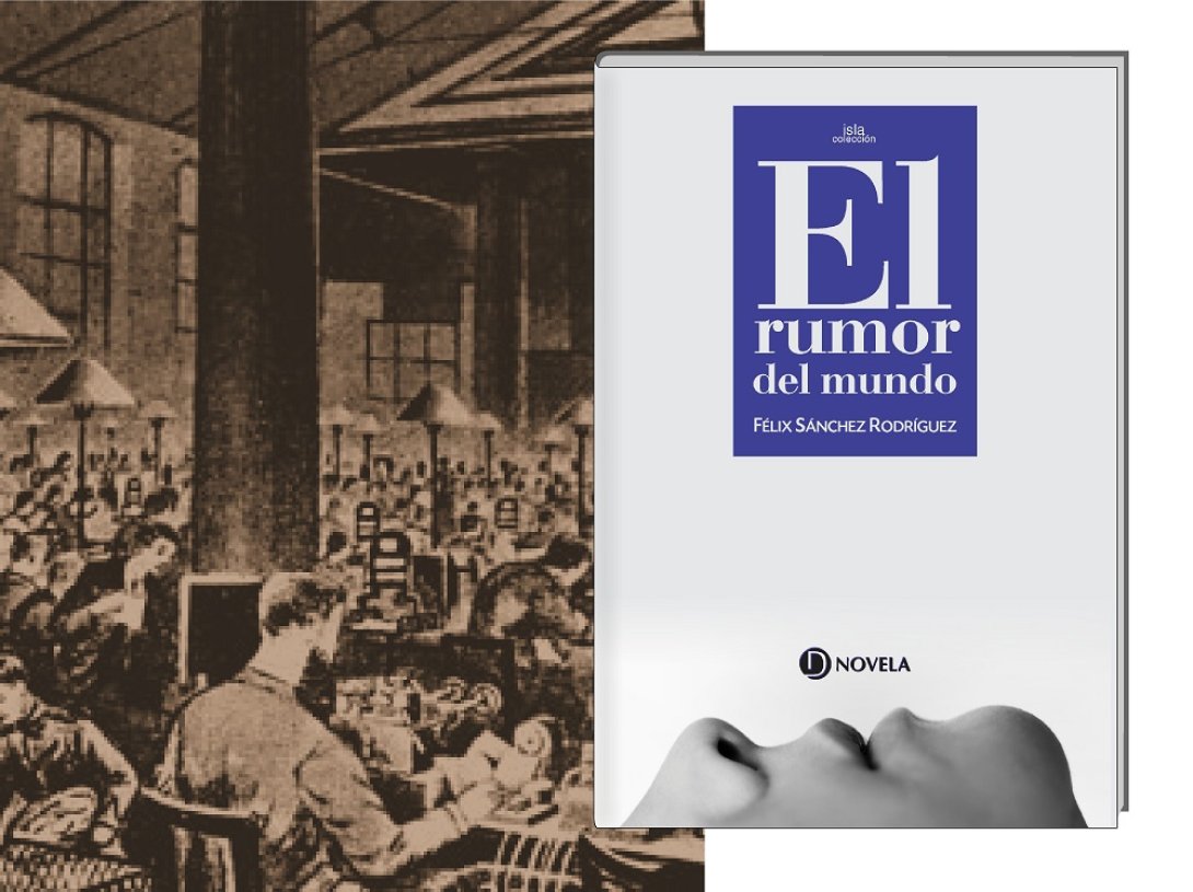 Cubierta del libro "El rumor del mundo" (Ediciones Deslinde, Madrid, 2023), del escritor cubano Félix Sánchez Rodríguez.